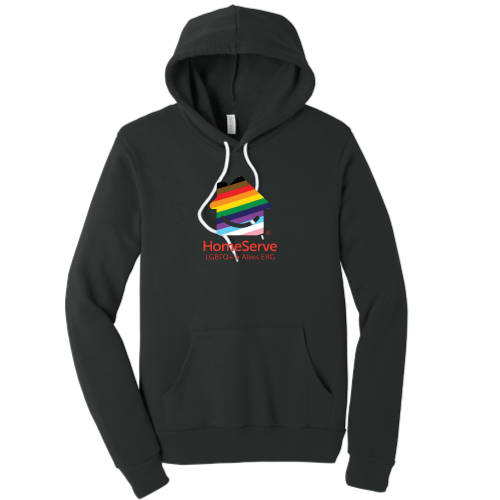 LGBTQ+ Allies - Unisex Poly/Cotton Hooded Pullover Sweatshirt