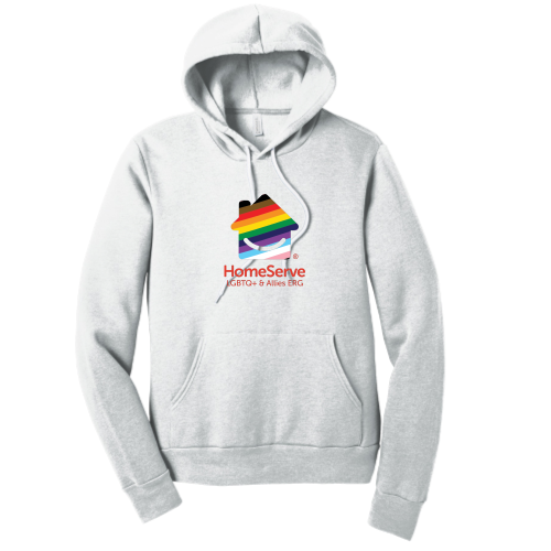 LGBTQ+ Allies - Unisex Poly/Cotton Hooded Pullover Sweatshirt