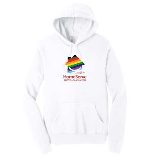 LGBTQ+ Allies - Unisex Poly/Cotton Hooded Pullover Sweatshirt