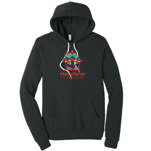 HOLA - Unisex Poly/Cotton Hooded Pullover Sweatshirt