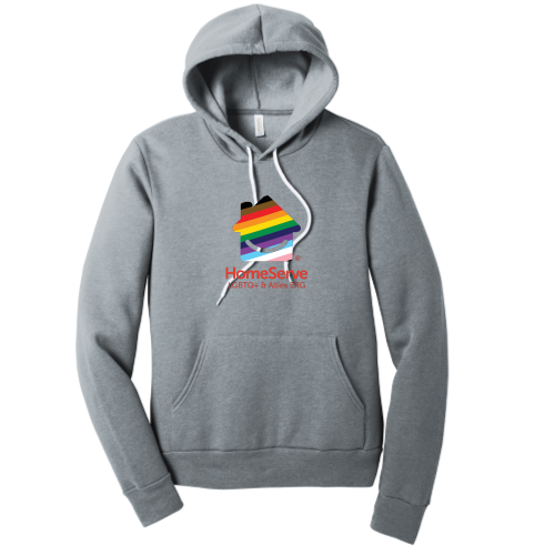 LGBTQ+ Allies - Unisex Poly/Cotton Hooded Pullover Sweatshirt