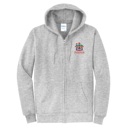 HOLA - Port & Company Classic Full-Zip Hooded Sweatshirt